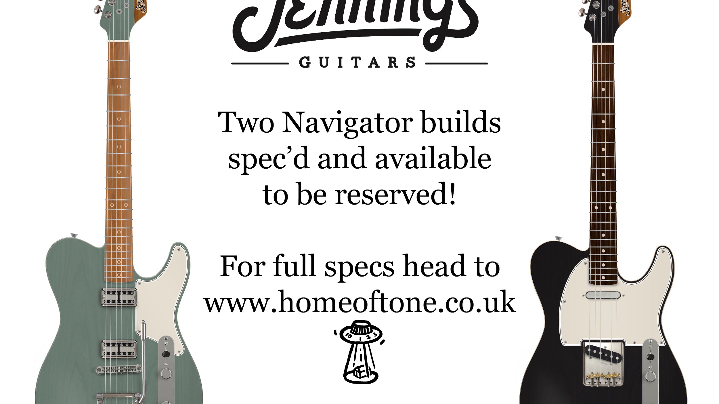 Two new Jennings Guitars builds commissioned!
