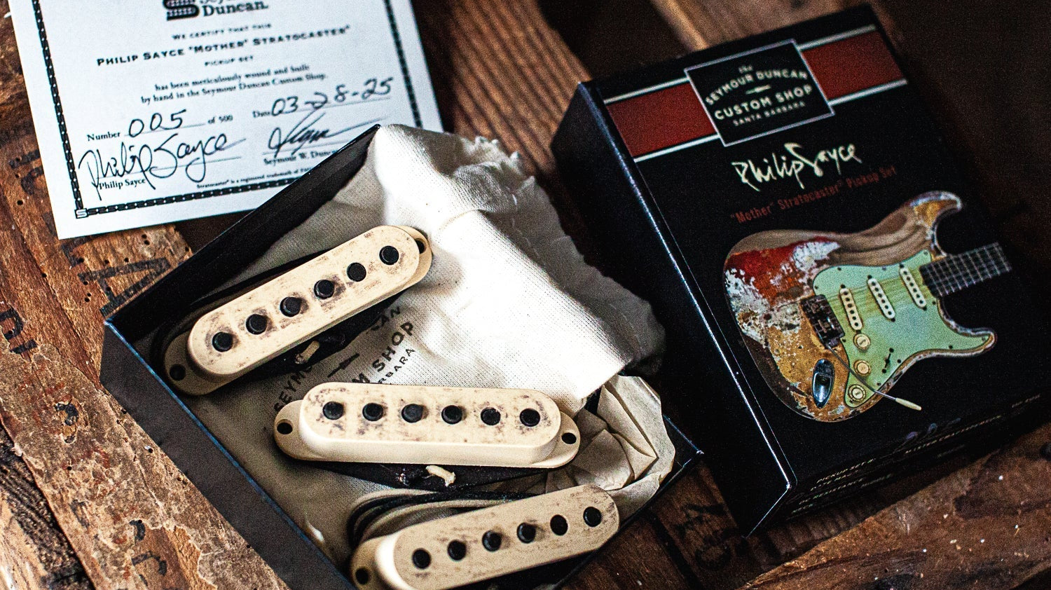 Seymour Duncan Custom Shop Limited Edition Philip Sayce 'Mother' Strat Pickups!