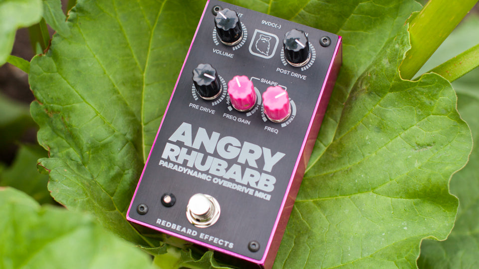 Brand new overdrive from Redbeard Effects, the Angry Rhubarb!