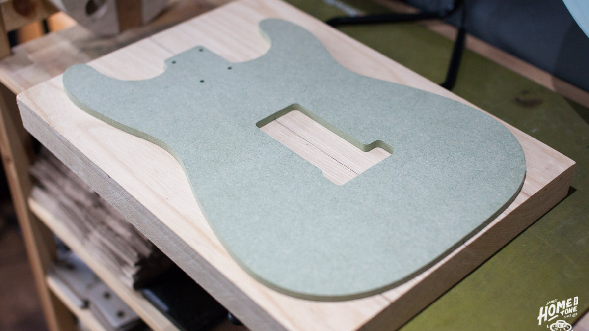 Building a custom hardtail Strat body