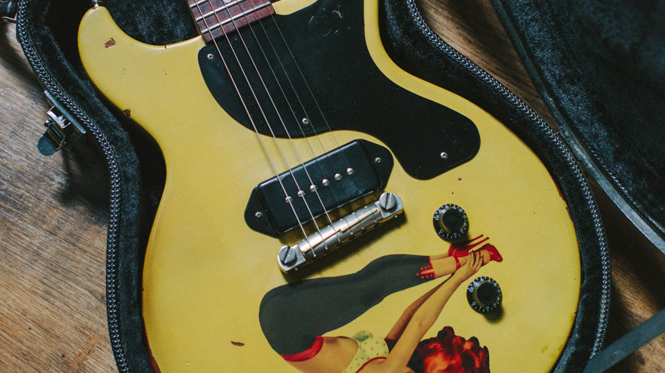 2012 Gibson Double Cut for new wiring and nut