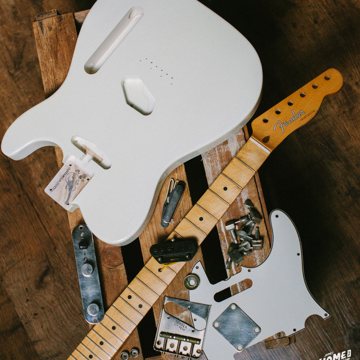 Corps De Guitare Stratocaster Noir - Pour Projet Partscaster, Style Fender - Neuf