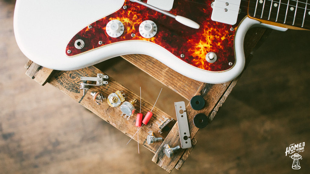 How-to guide - Making a right handed Jazzmaster wiring loom