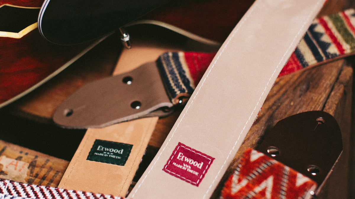 Introducing Etwood Guitar Straps to the Home of Tone!