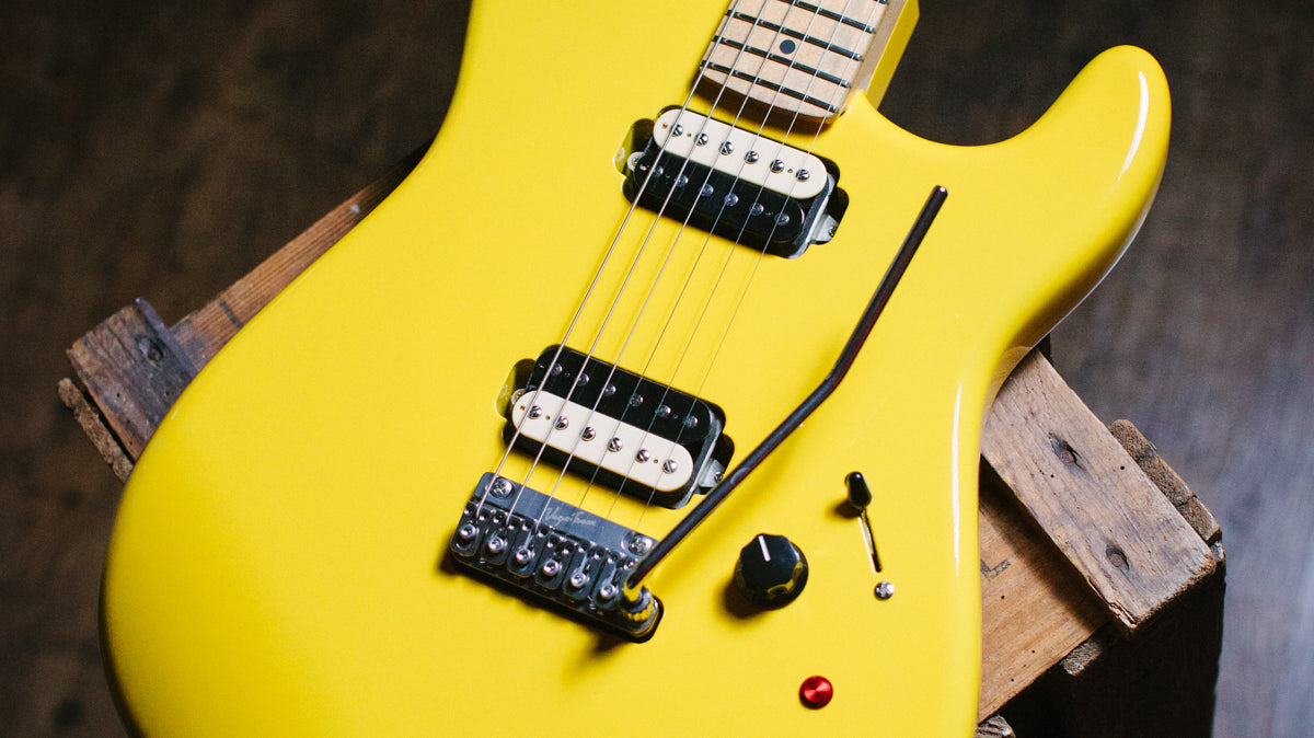 An awesome Ferrari Yellow Super Strat for Ryan!