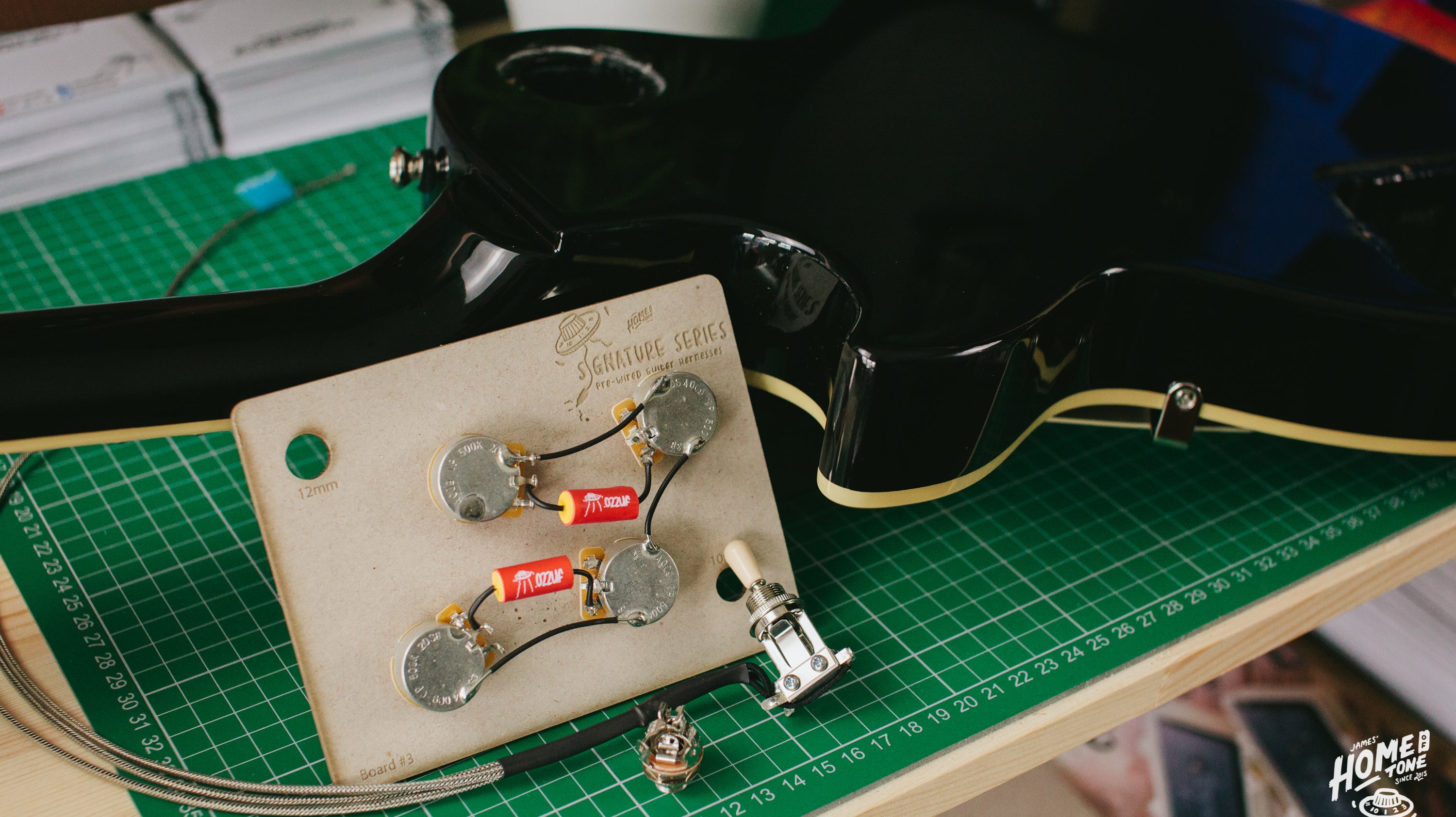 How to guide - How to install a Les Paul full wiring harness harness/loom