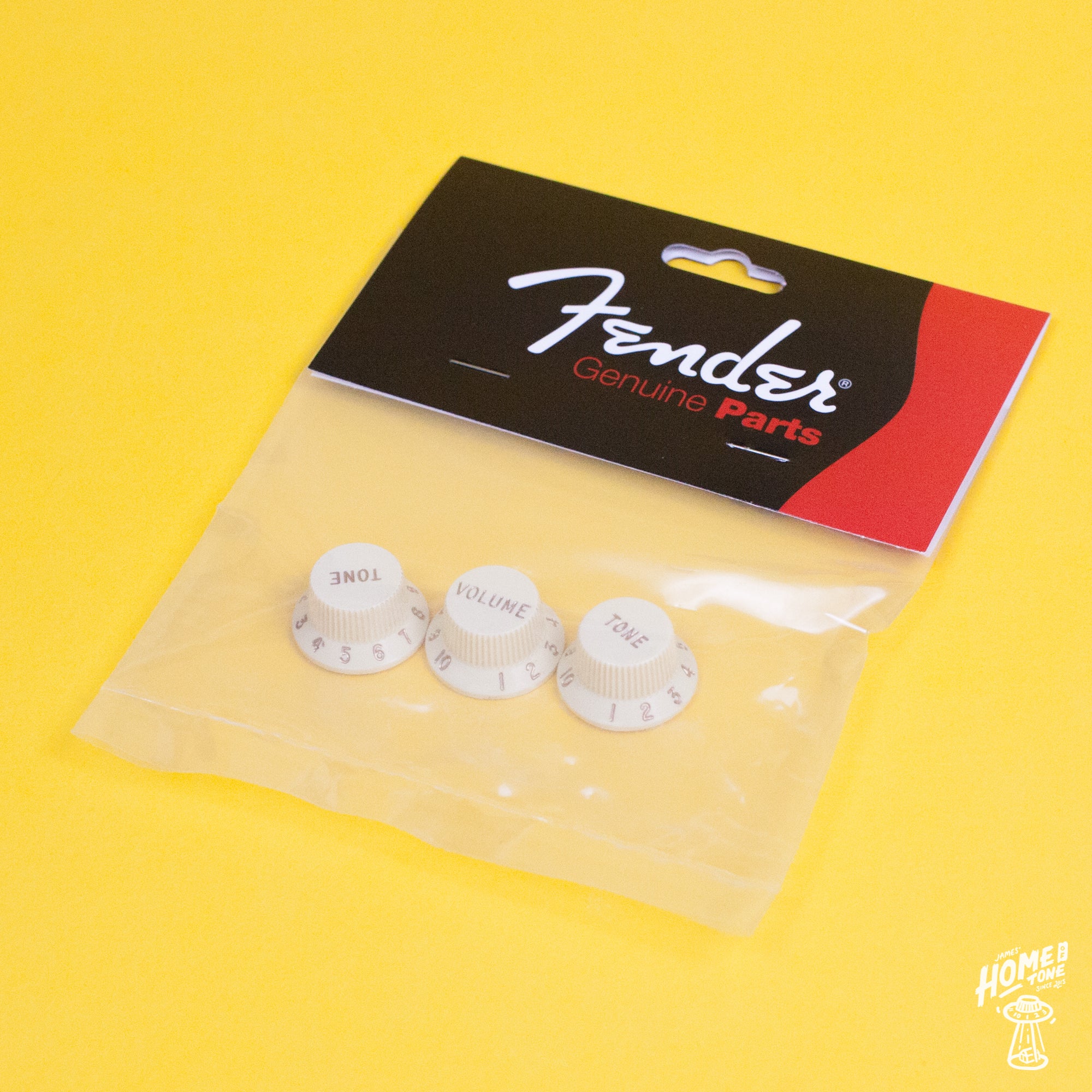 Control knobs and switch tips for Strats