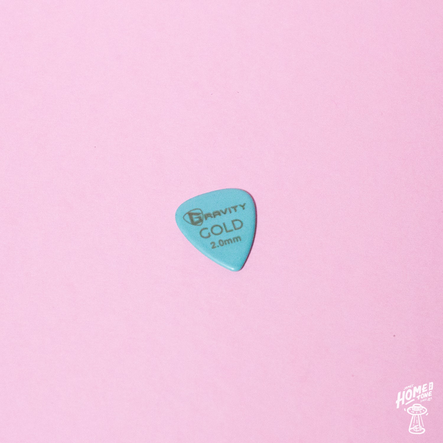 Gravity Pickups Gold Series 2.0mm sea foam green guitar pick