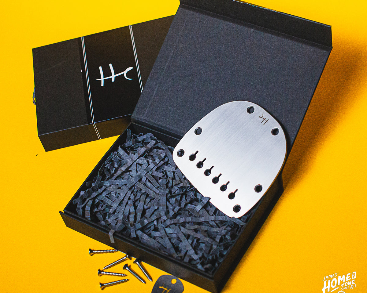 Halon Guitar Parts Offset guitar hardtail conversion vibrato plate satin finish