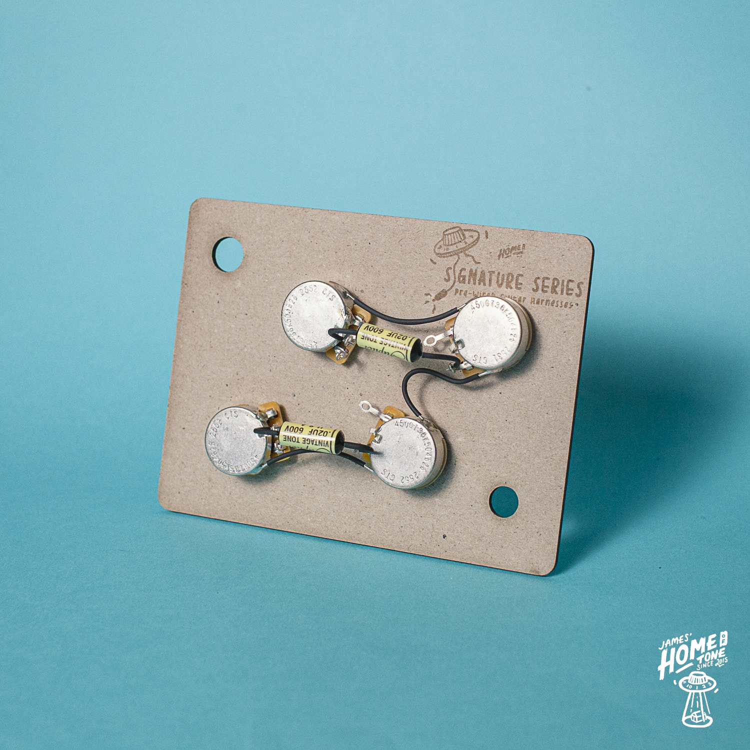 Home of Tone Signature Series 50s style Les Paul long shaft pre wired pots harness loom kit