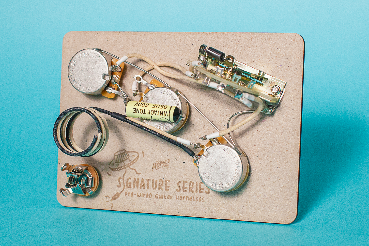 Home of Tone Signature Series Eric Johnson style Stratocaster pre wired harness loom kit