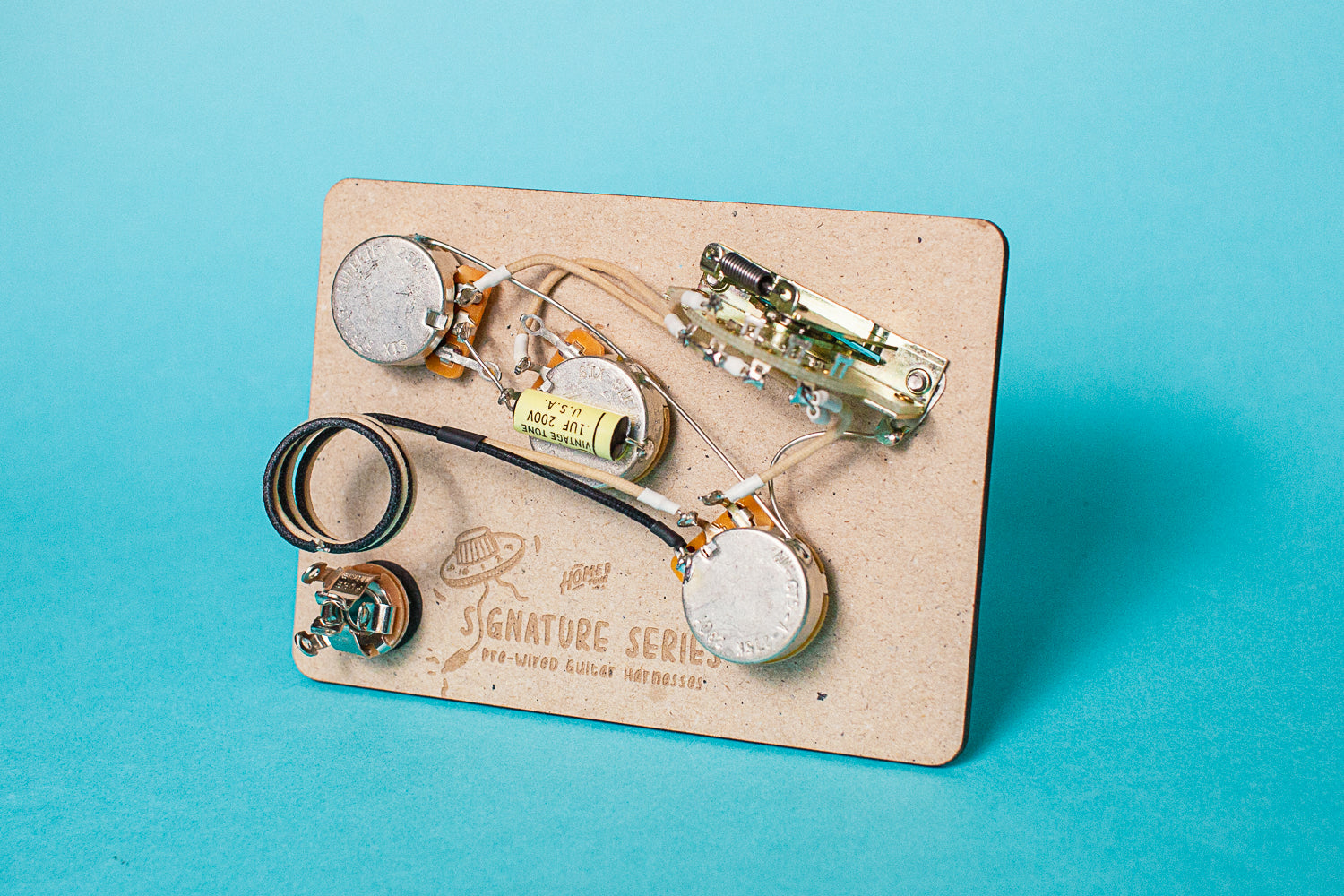 Home of Tone Signature Series Silver Sky stratocaster wiring harness loom