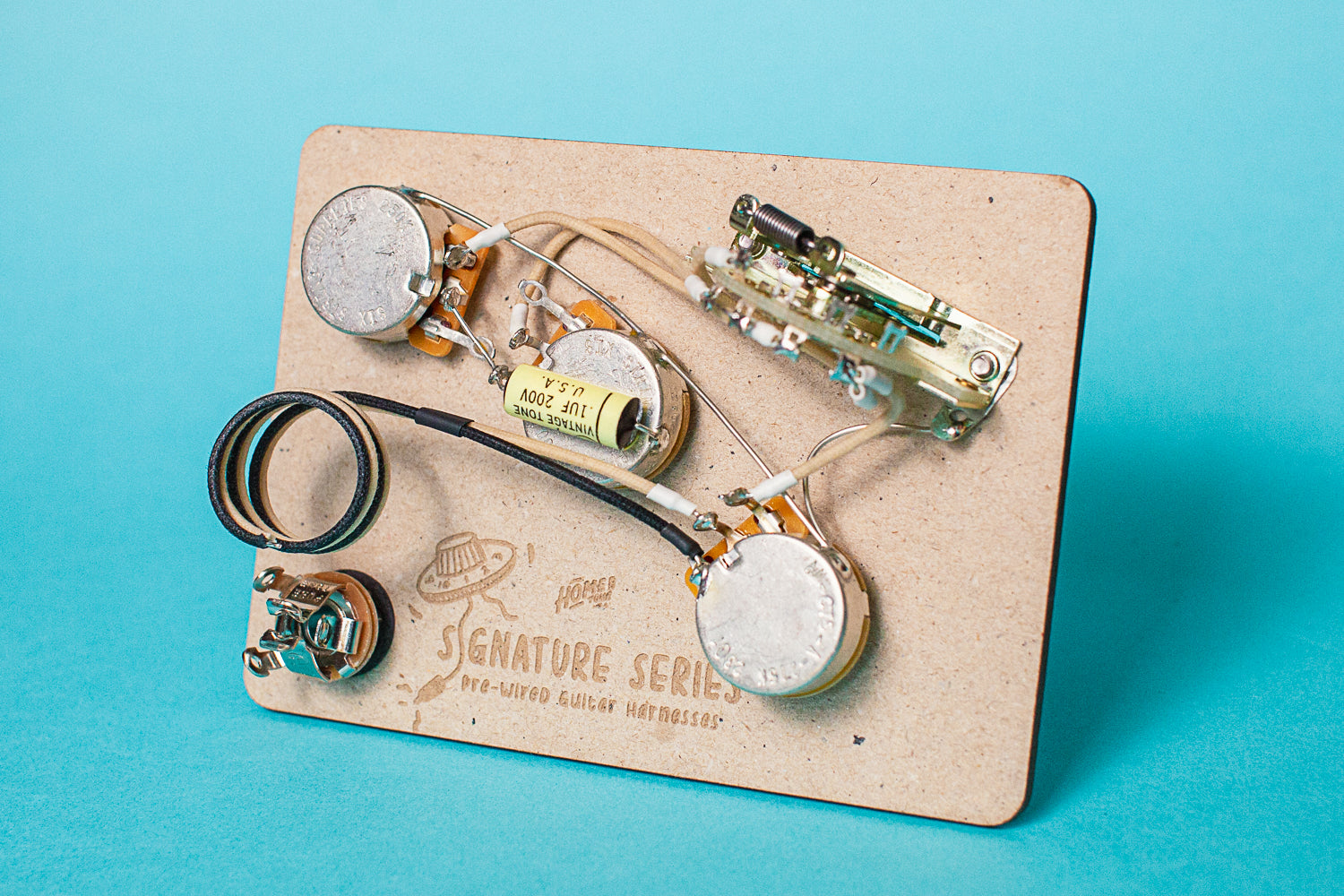 Home of Tone Signature Series Silver Sky stratocaster wiring harness loom
