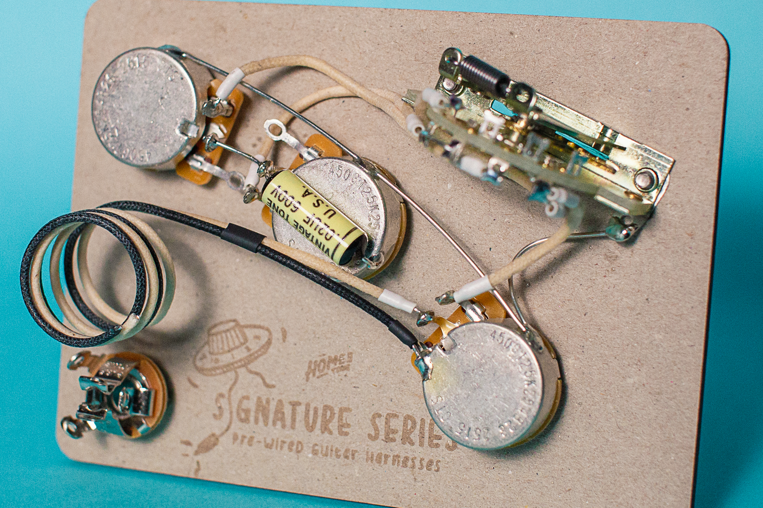 Home of Tone Signature Series Stratocaster modern pre wired harness wiring loom