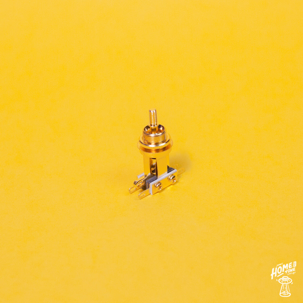 Switchcraft 3 way Toggle Switch - Short Frame in gold!