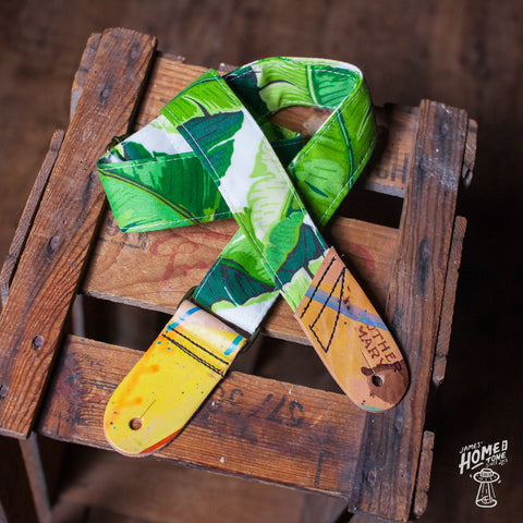Mother Mary Company handmade guitar strap -  'Cabana'