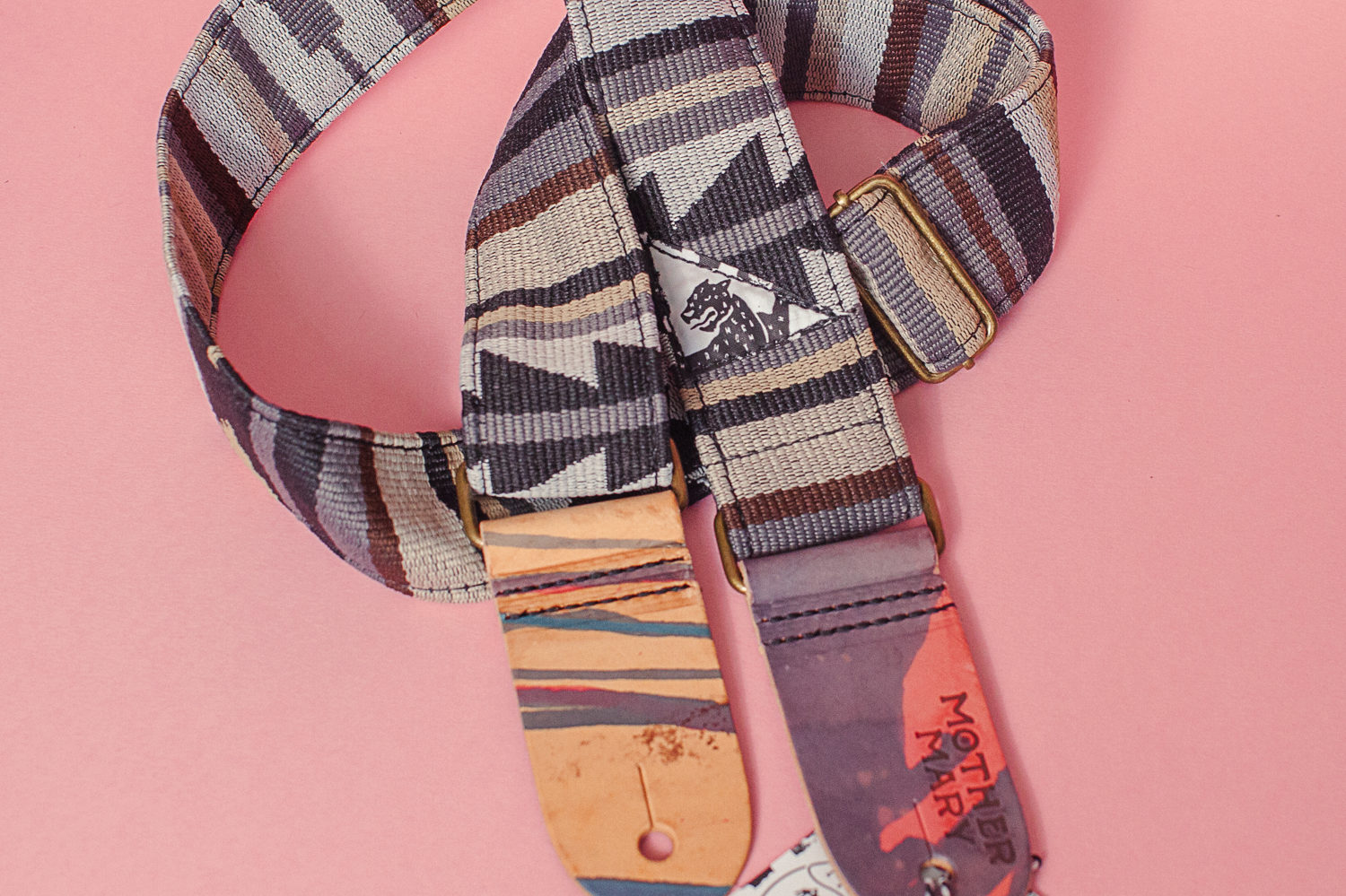 Mother Mary Company Dead Man guitar strap 2