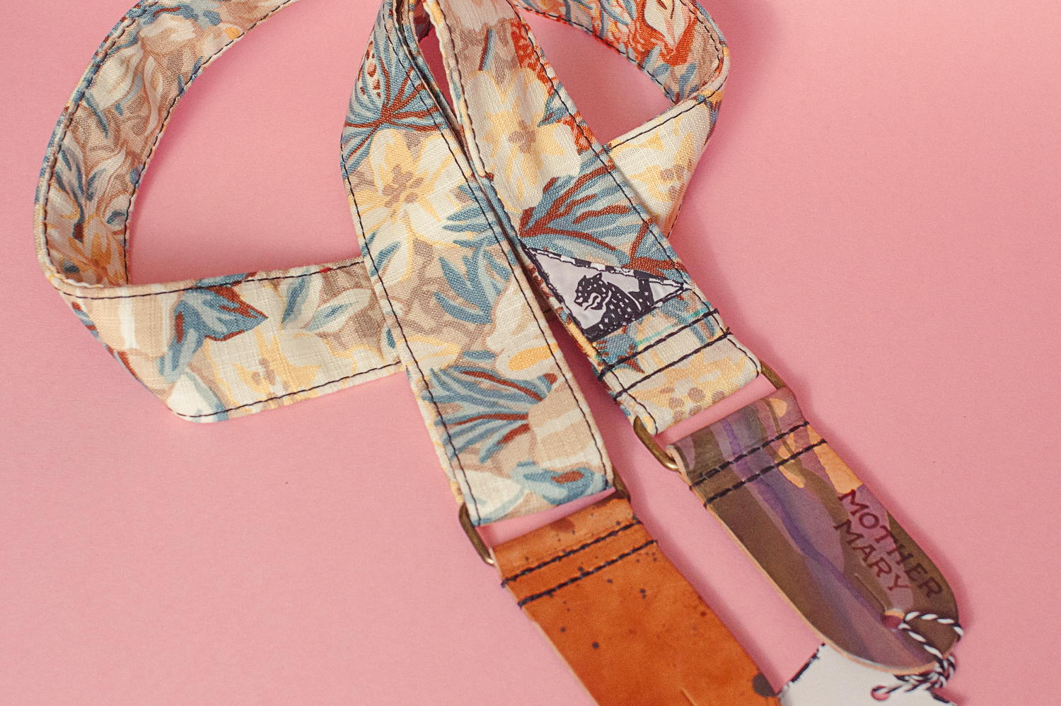 Mother Mary Company 'Desert Flower' guitar strap