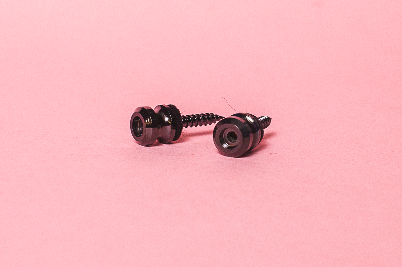 Schaller S-Lock strap buttons in black