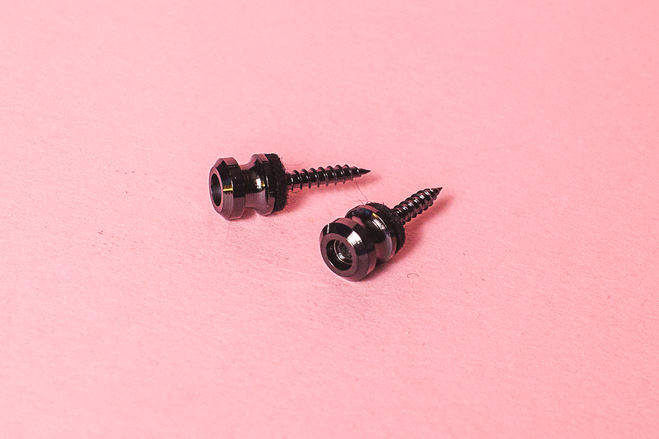 Schaller S-Lock strap buttons in black