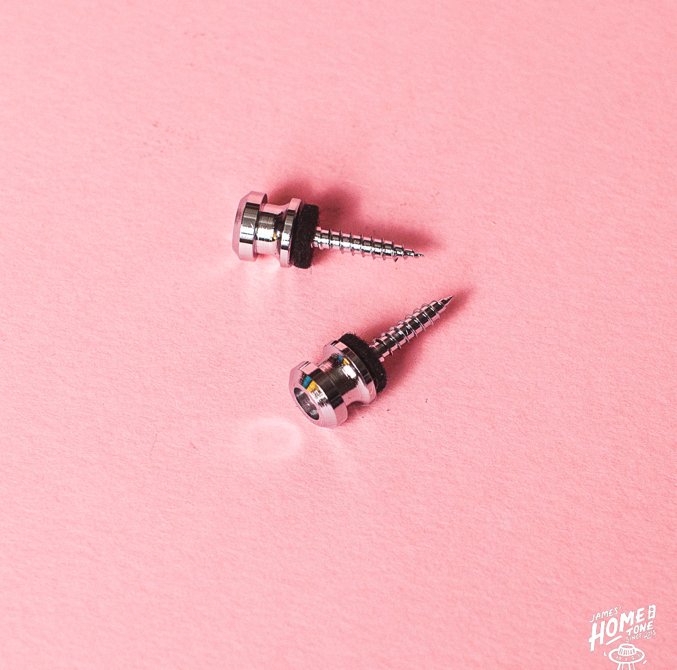 Schaller S-Lock strap buttons in chrome