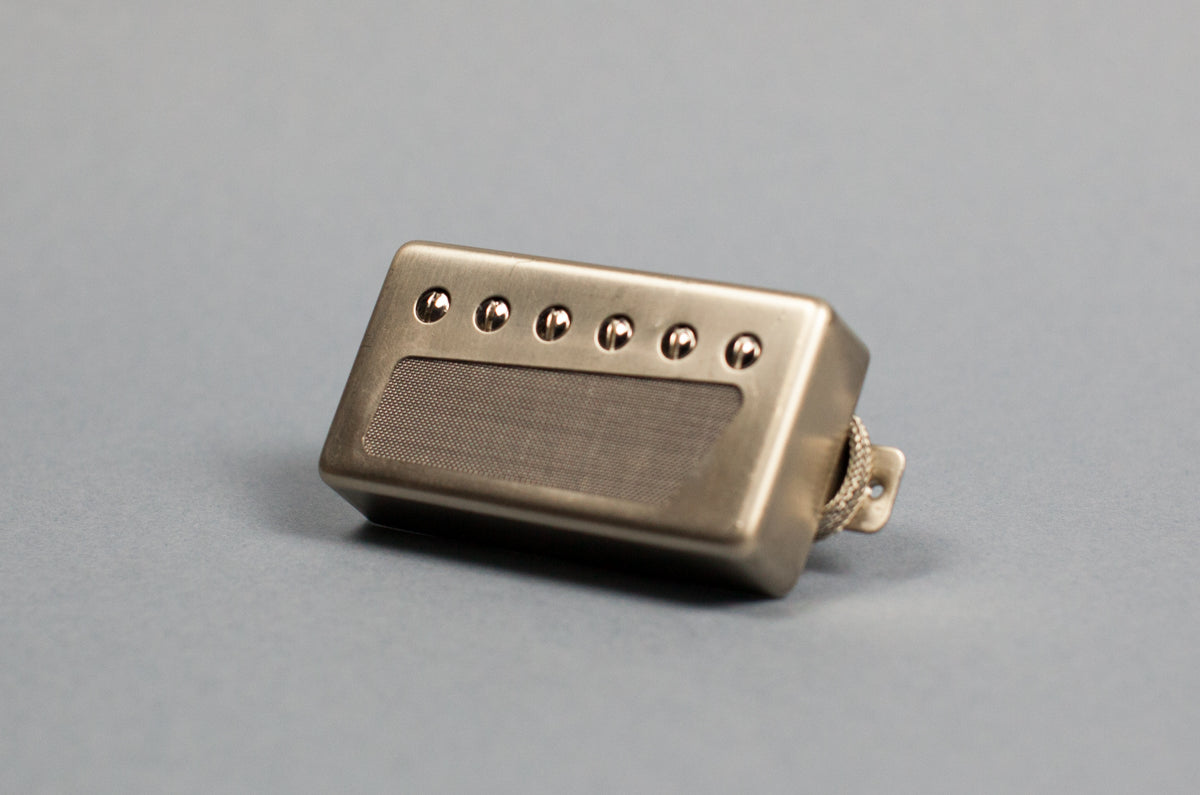 McNelly retro humbucker pickup with silver foil
