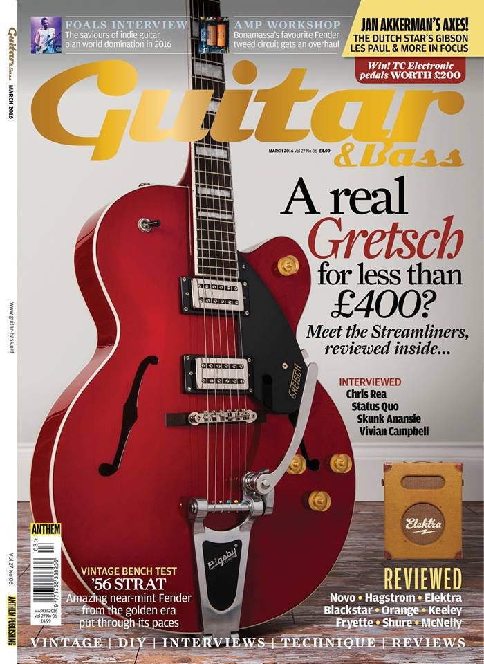 McNelly Featured in the March issue Guitar & Bass Magazine...