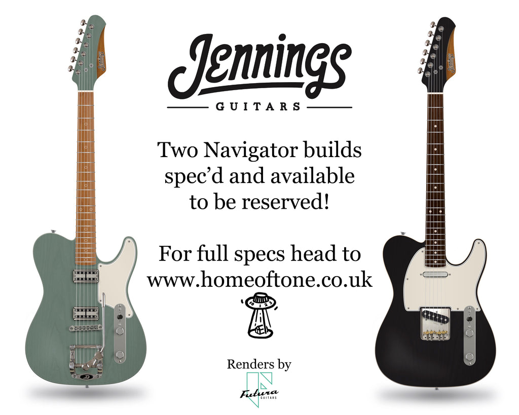 Two new Jennings Guitars builds commissioned!