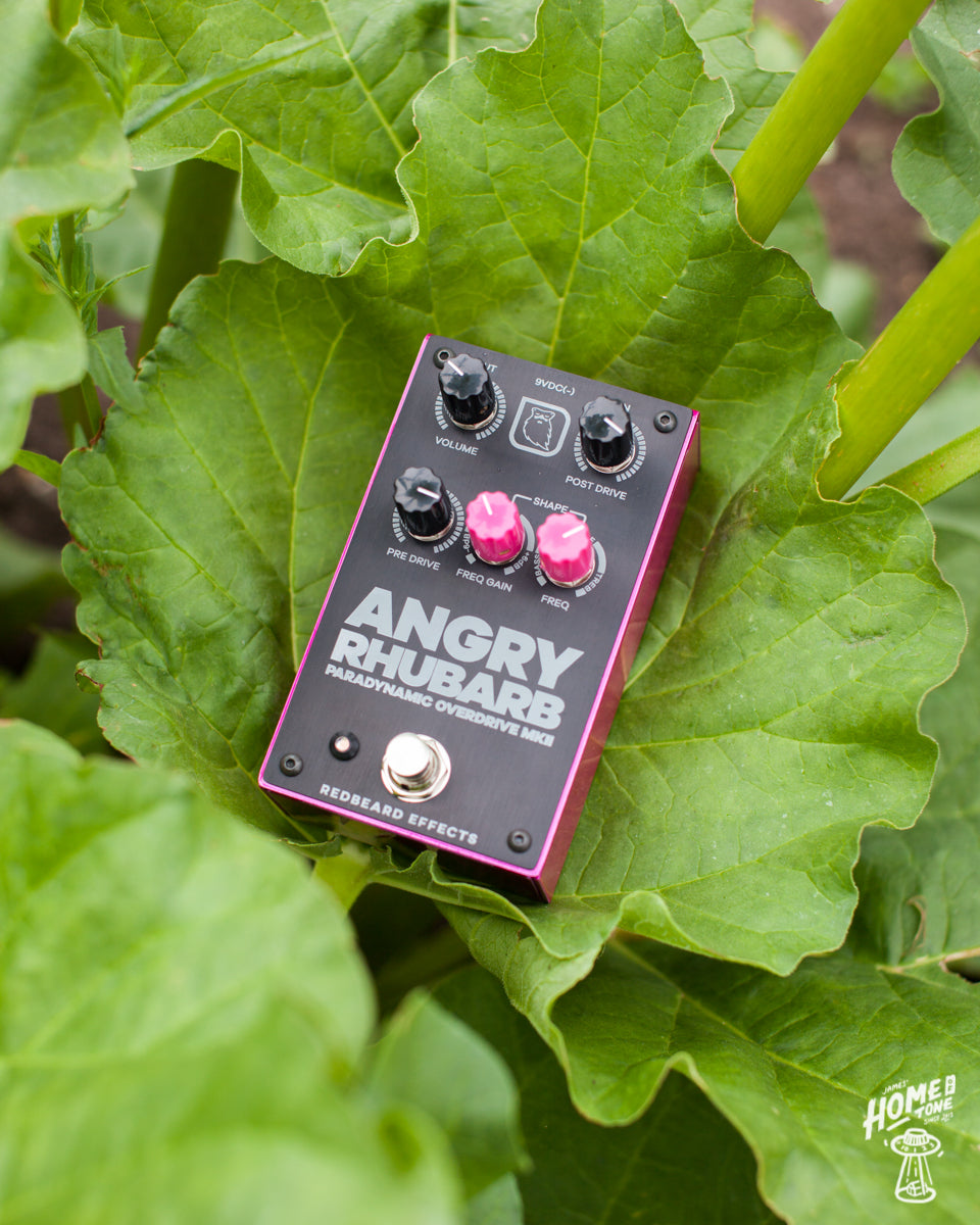 Brand new overdrive from Redbeard Effects, the Angry Rhubarb!