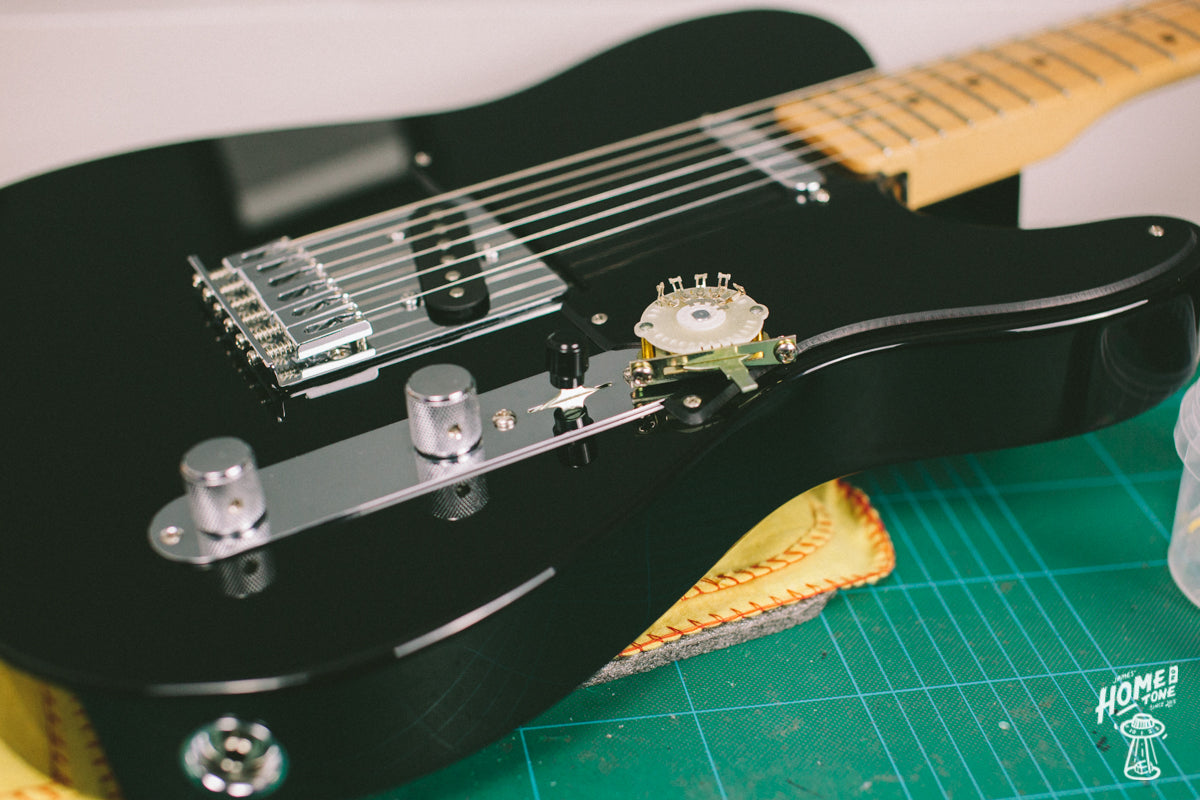 How to Guide - Fitting a 4-way Pre-Wired Harness to a Telecaster ...