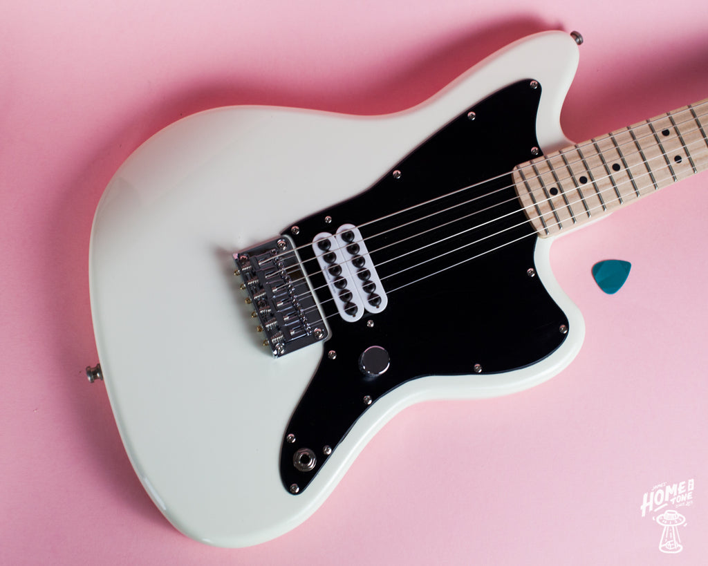 Young Miles' new Squier Mini Jazzmaster! | My review, and subsequent pop punk mod!