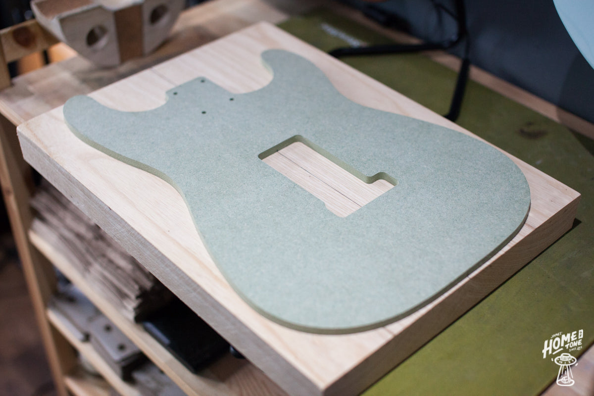 Building a custom hardtail Strat body