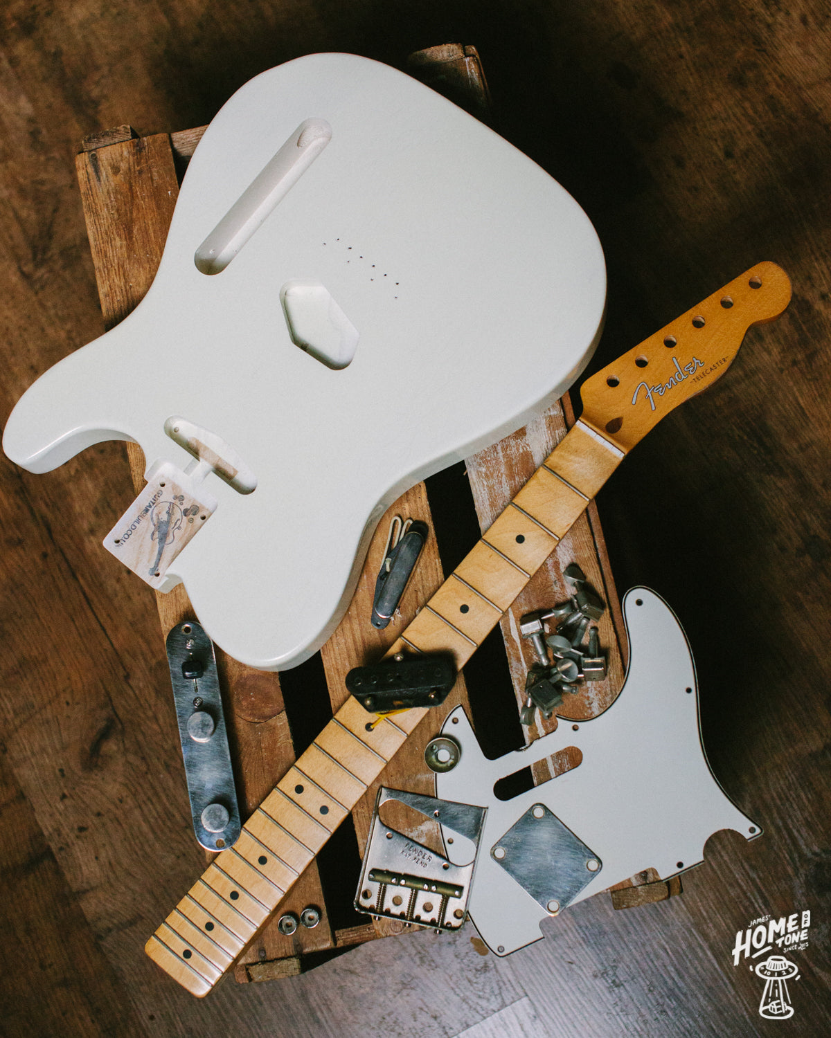 Chris Tele partscaster project James Home of Tone