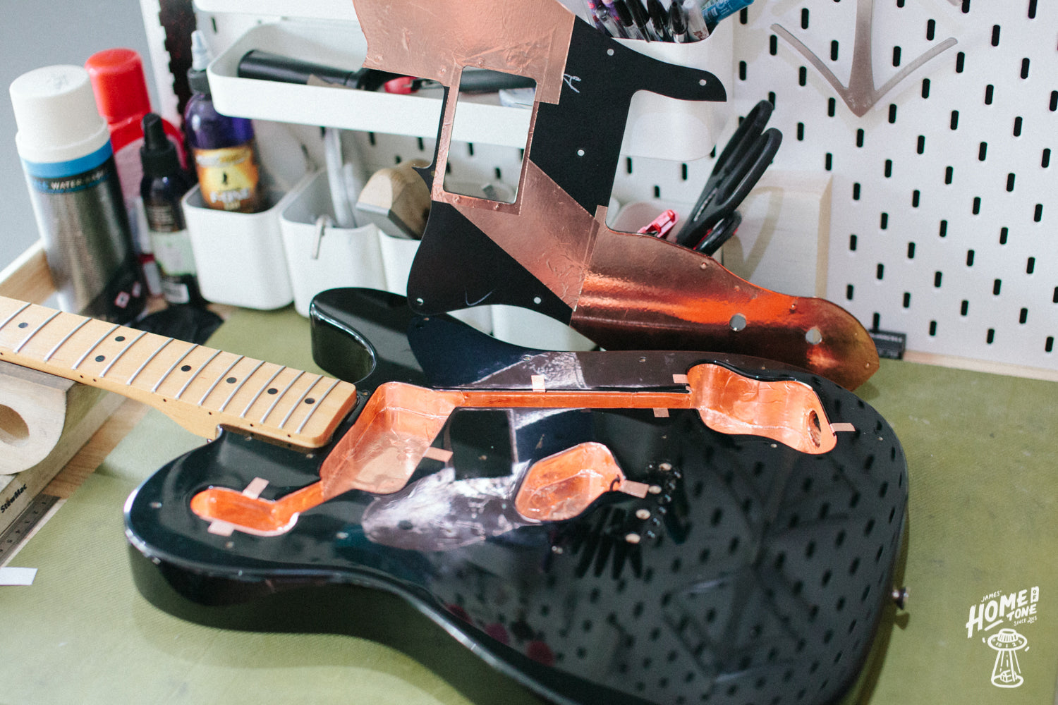 How-to guide - Shielding a '72 Telecaster Custom