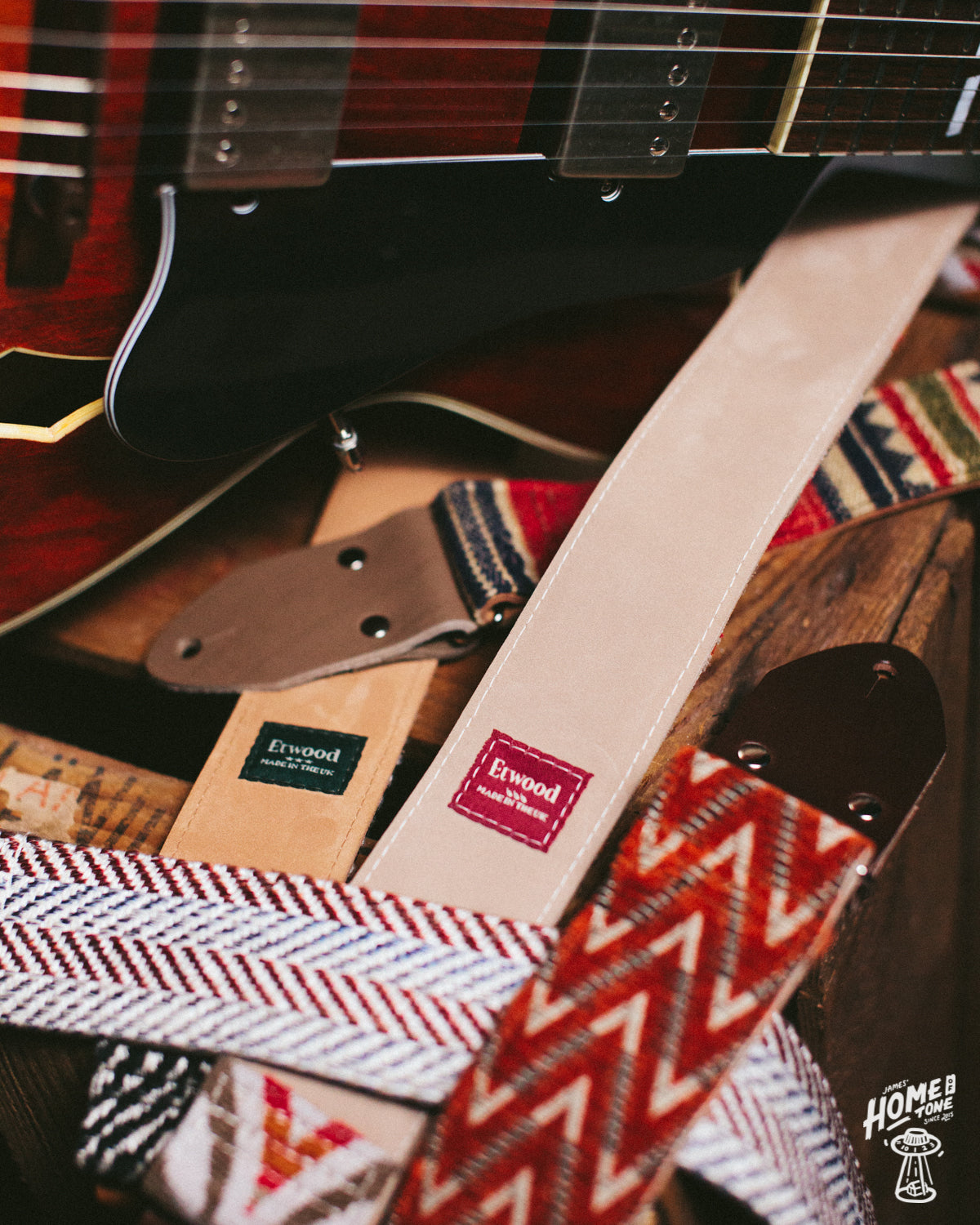 Wool discount guitar strap