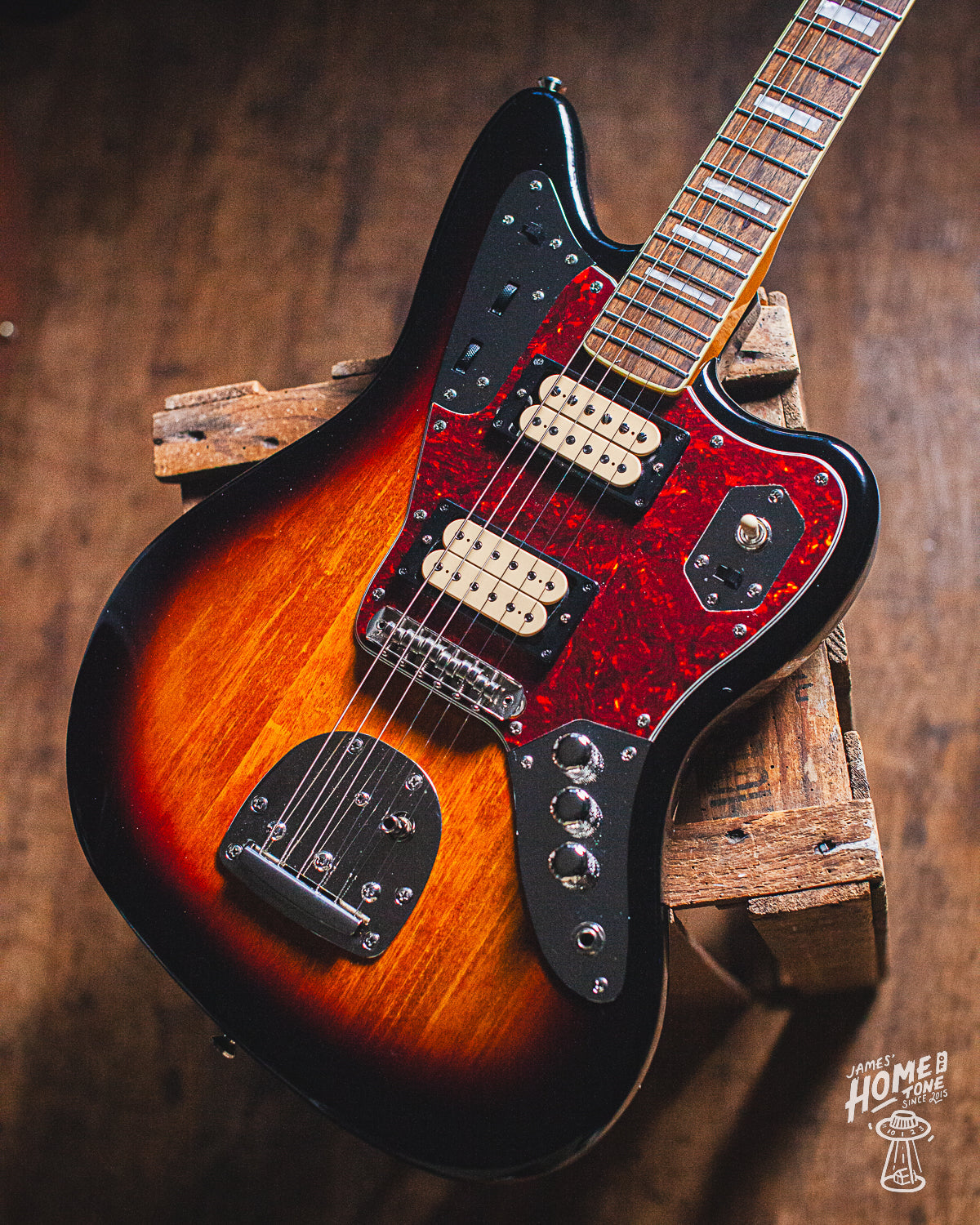 Squier Classic Vibe Jaguar Kurt Cobain mod project