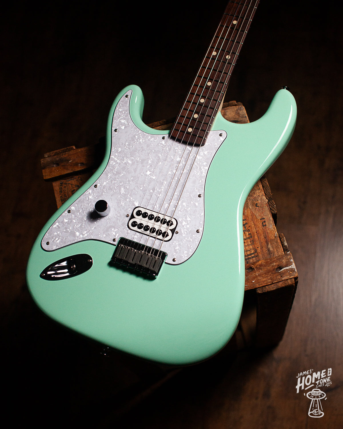 A custom left handed Delonge spec Strat project