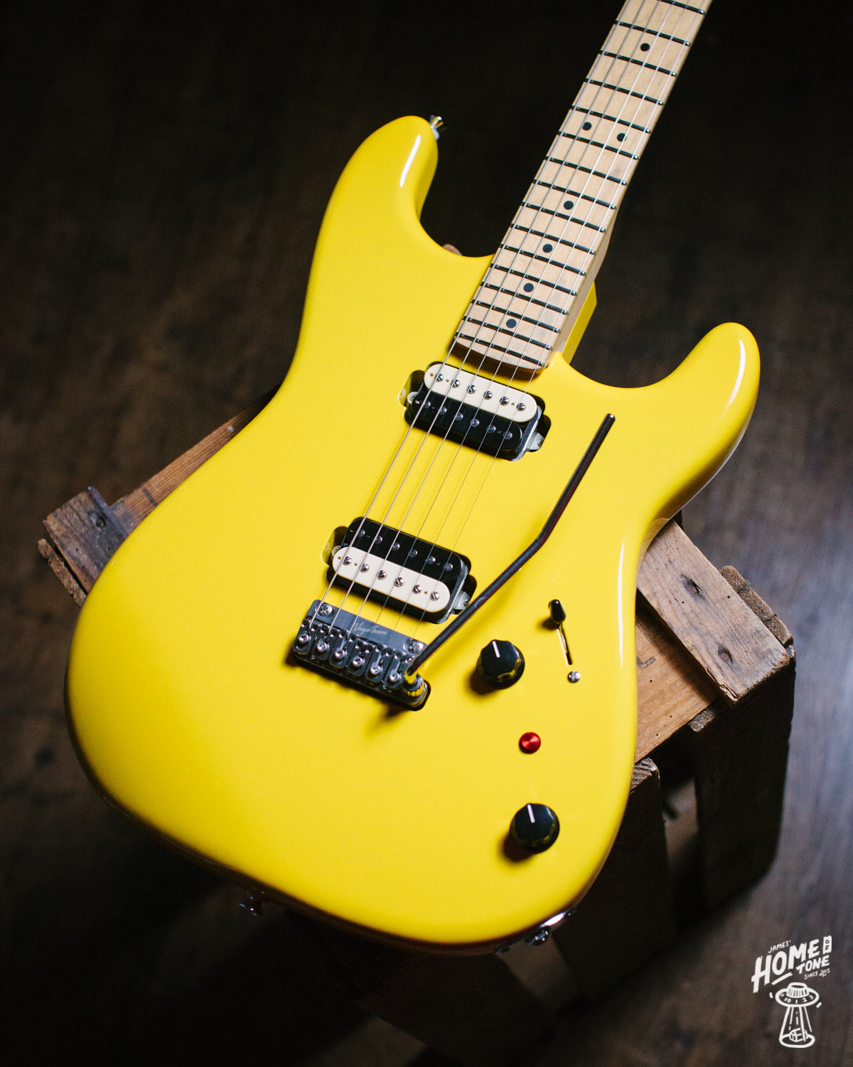 An awesome Ferrari Yellow Super Strat for Ryan!
