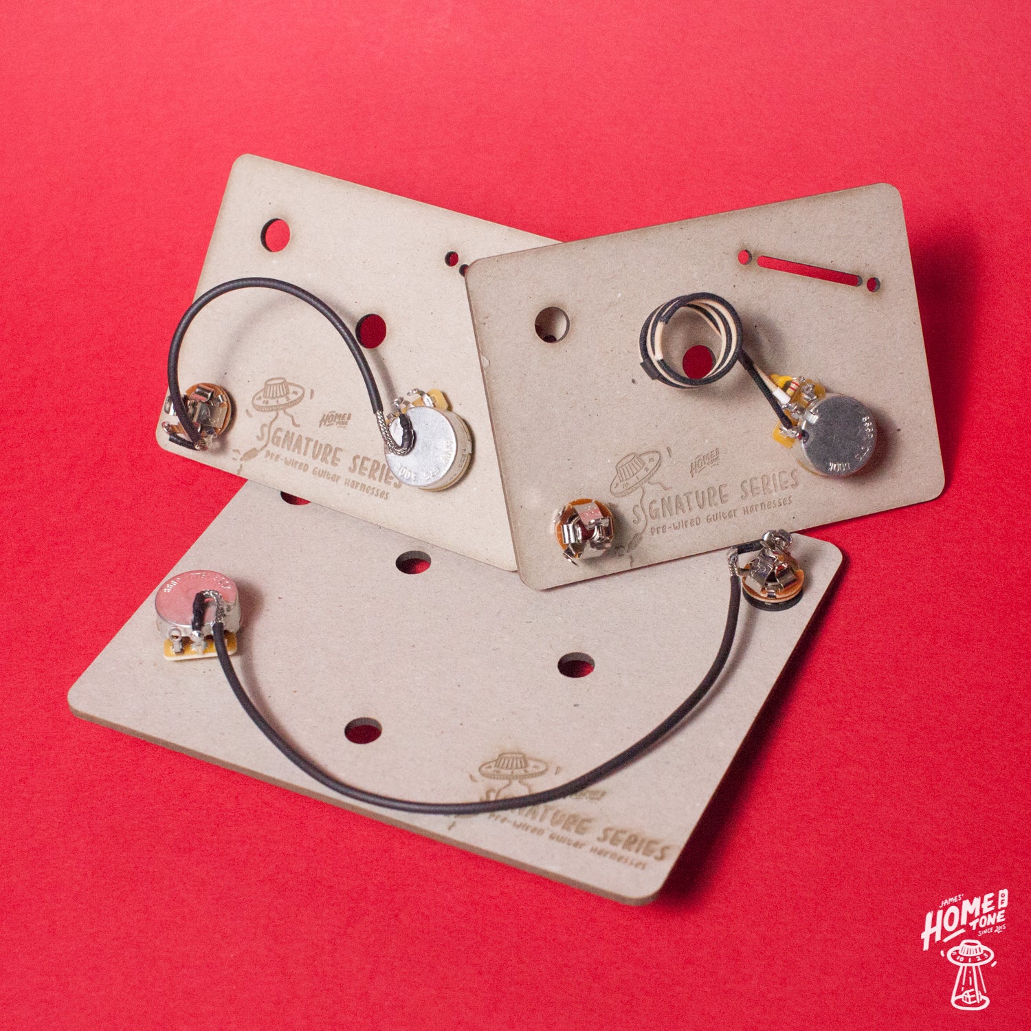Tom DeLonge Style Stratocaster, Starcaster and ES-333 pre-wired volume wiring now available!