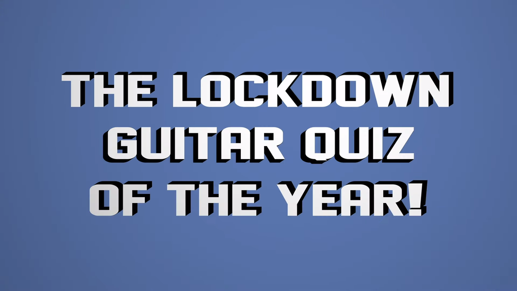 15 Second Gear Demo 'Lockdown guitar quiz of the year!'