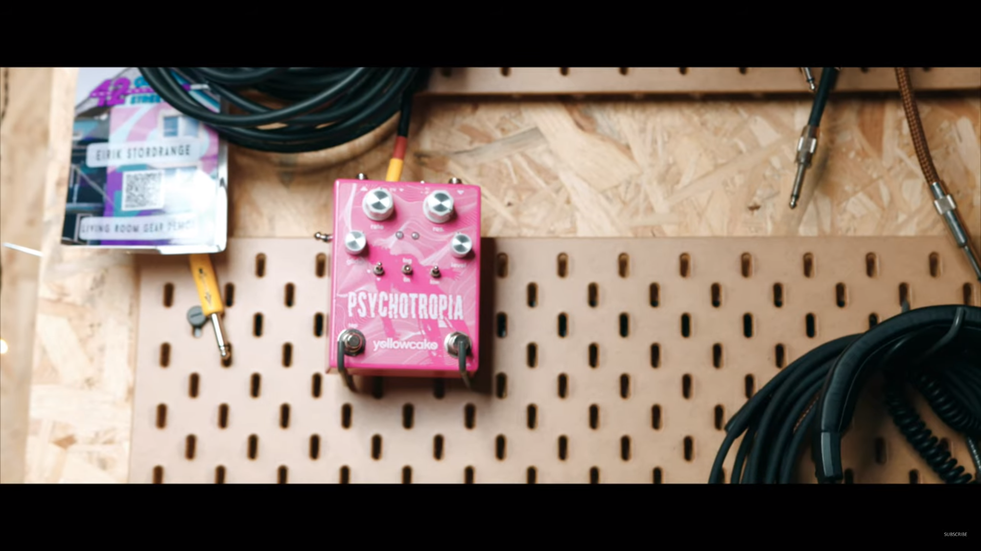 Yellowcake PSYCHOTROPIA demo by the awesome Living Room Gear Demos!