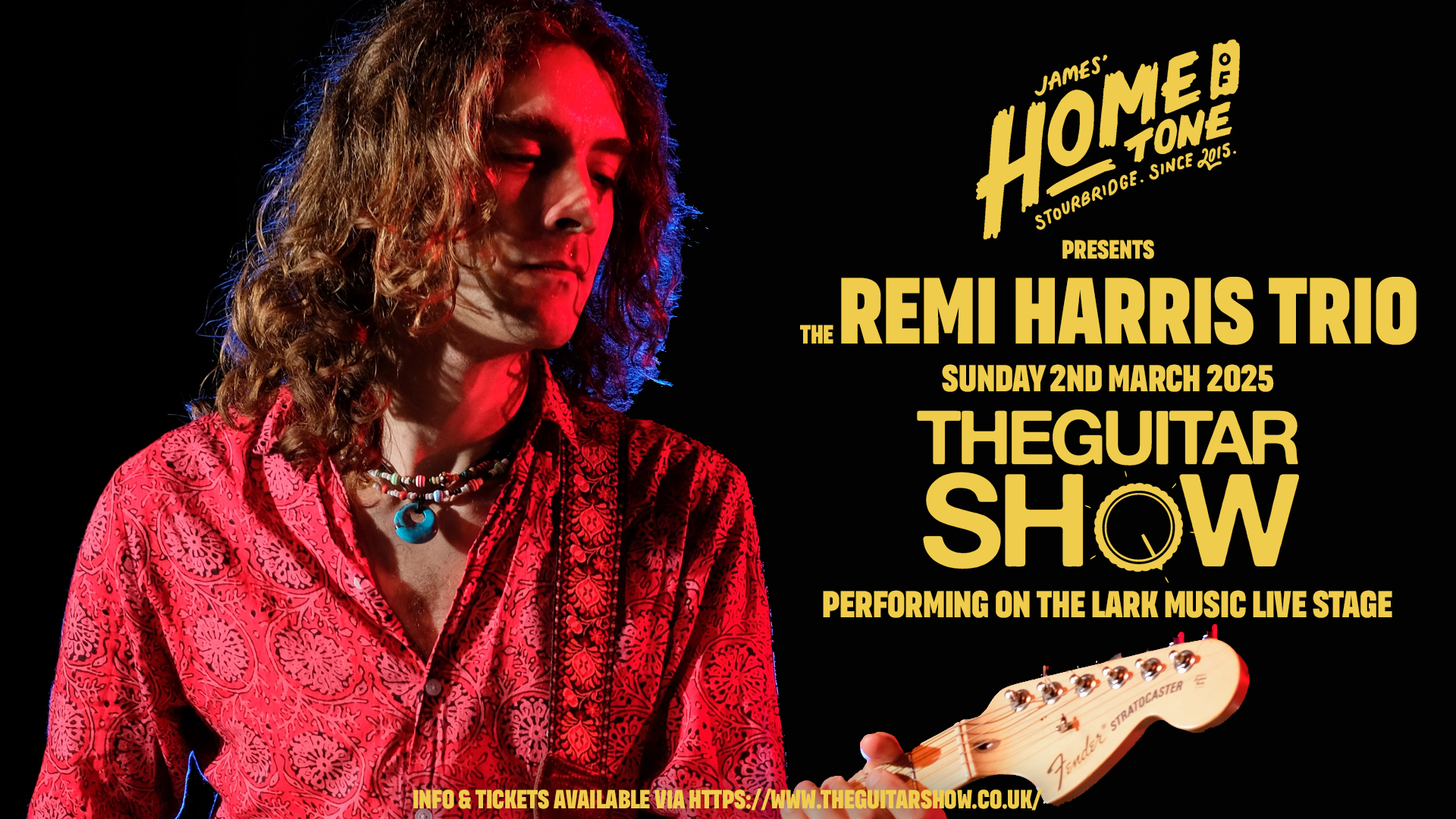 The Guitar Show 2025 and live stage announcement