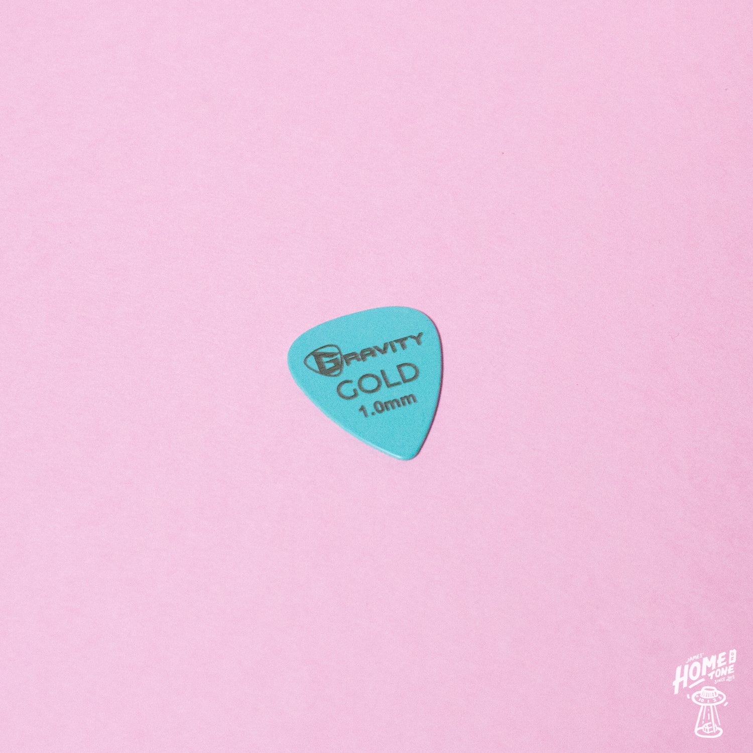 Gravity Pickups Gold Series 1.0mm sea foam green guitar pick