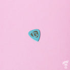 Gravity Pickups Gold Series sea foam green guitar pick
