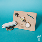 Home of Tone SIgnature Series Bronco bass pre wired harness loom with McNelly Broncomaster pickup white