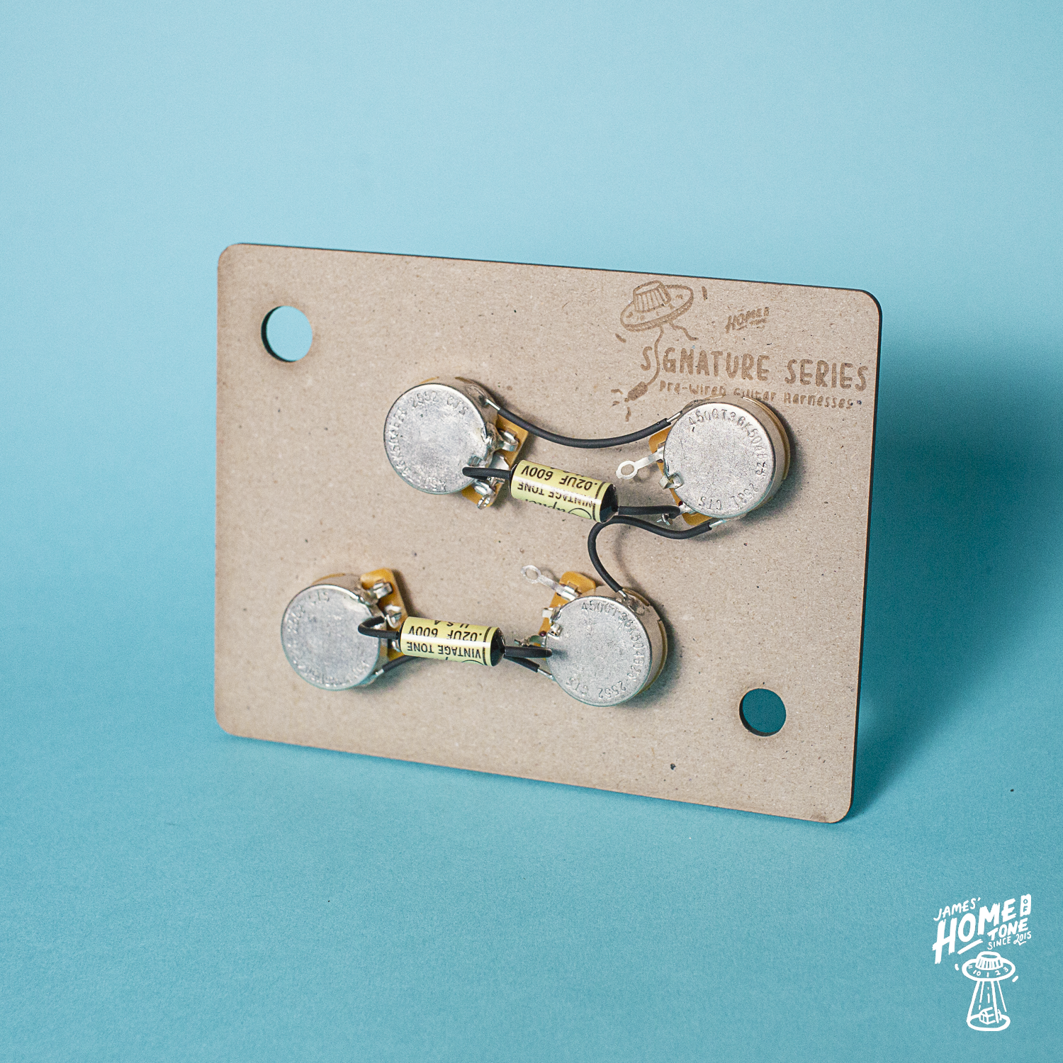Home of Tone Signature Series 50s style Les Paul short shaft pre wired pots harness loom kit