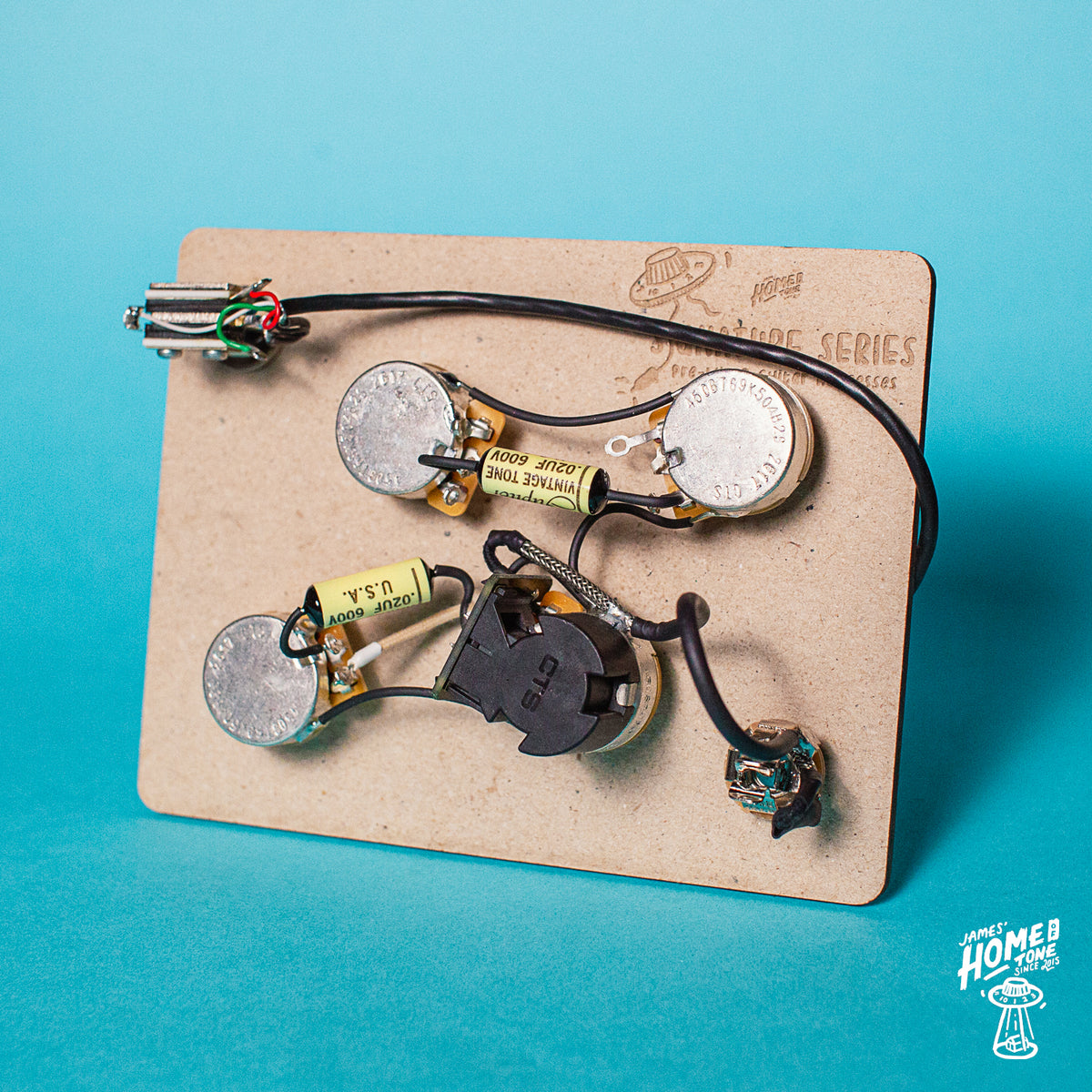 Home of Tone Signature Series Les Paul Blower Switch wiring harness loom