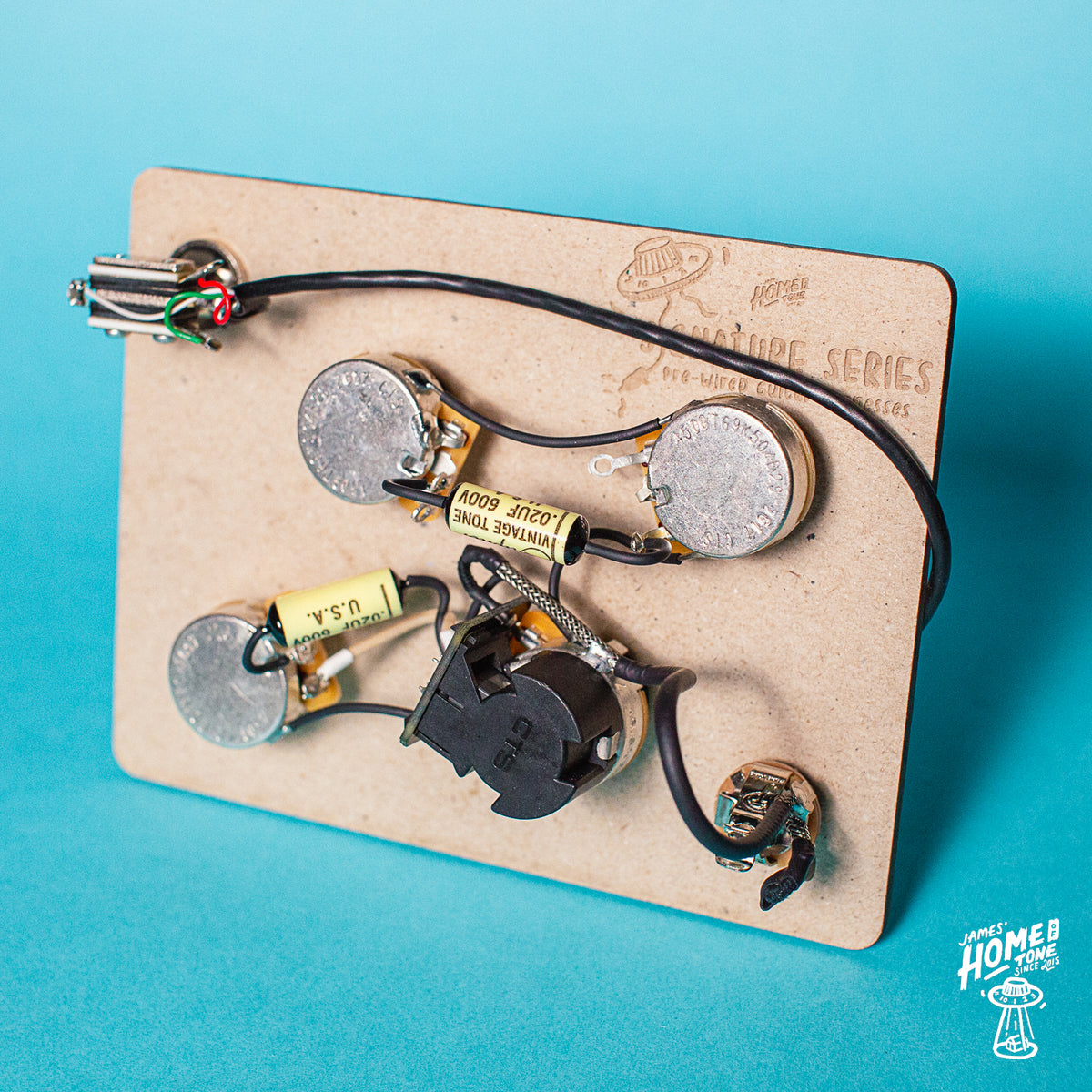 Home of Tone Signature Series Les Paul Blower Switch wiring harness loom