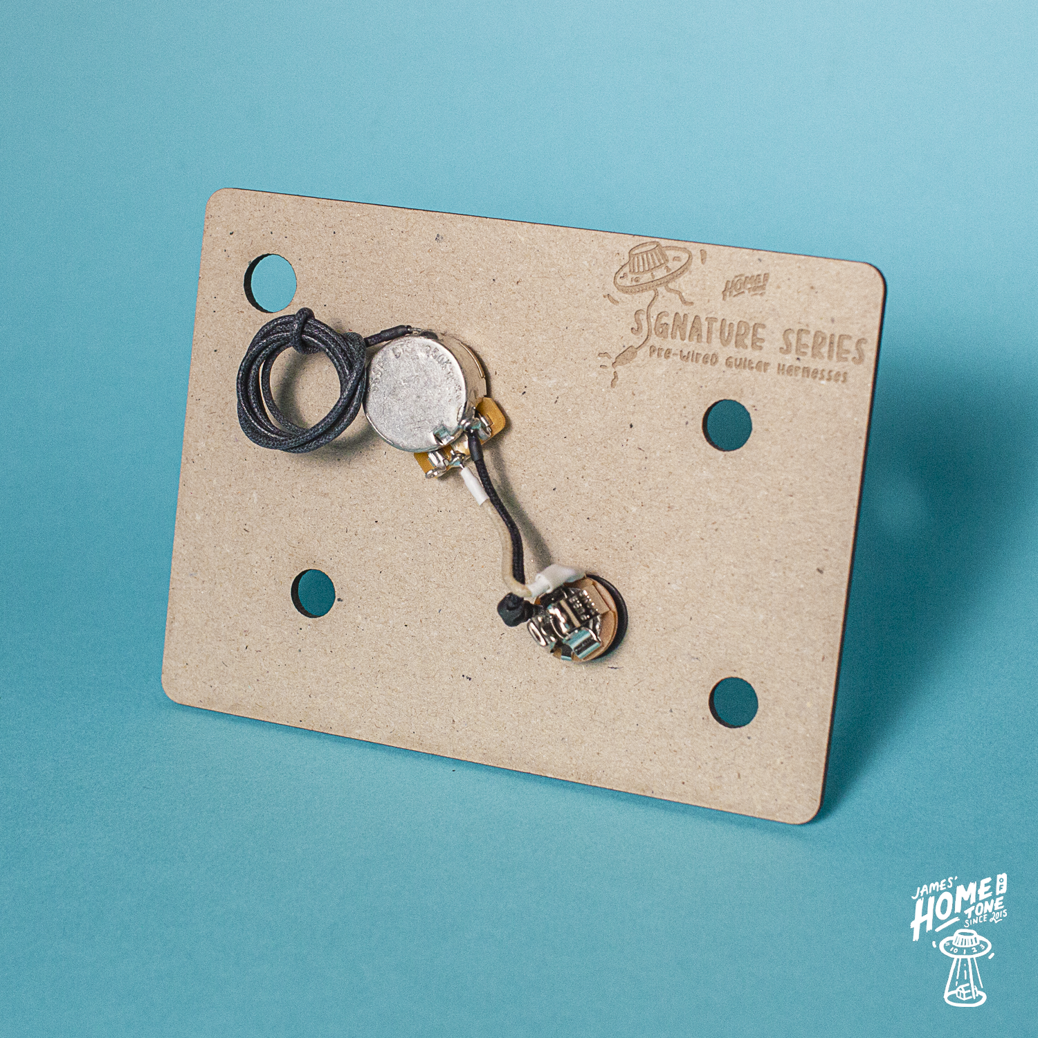 Home of Tone Signature Series Mark Hoppus bass pre wired harness loom with bridge ground wire
