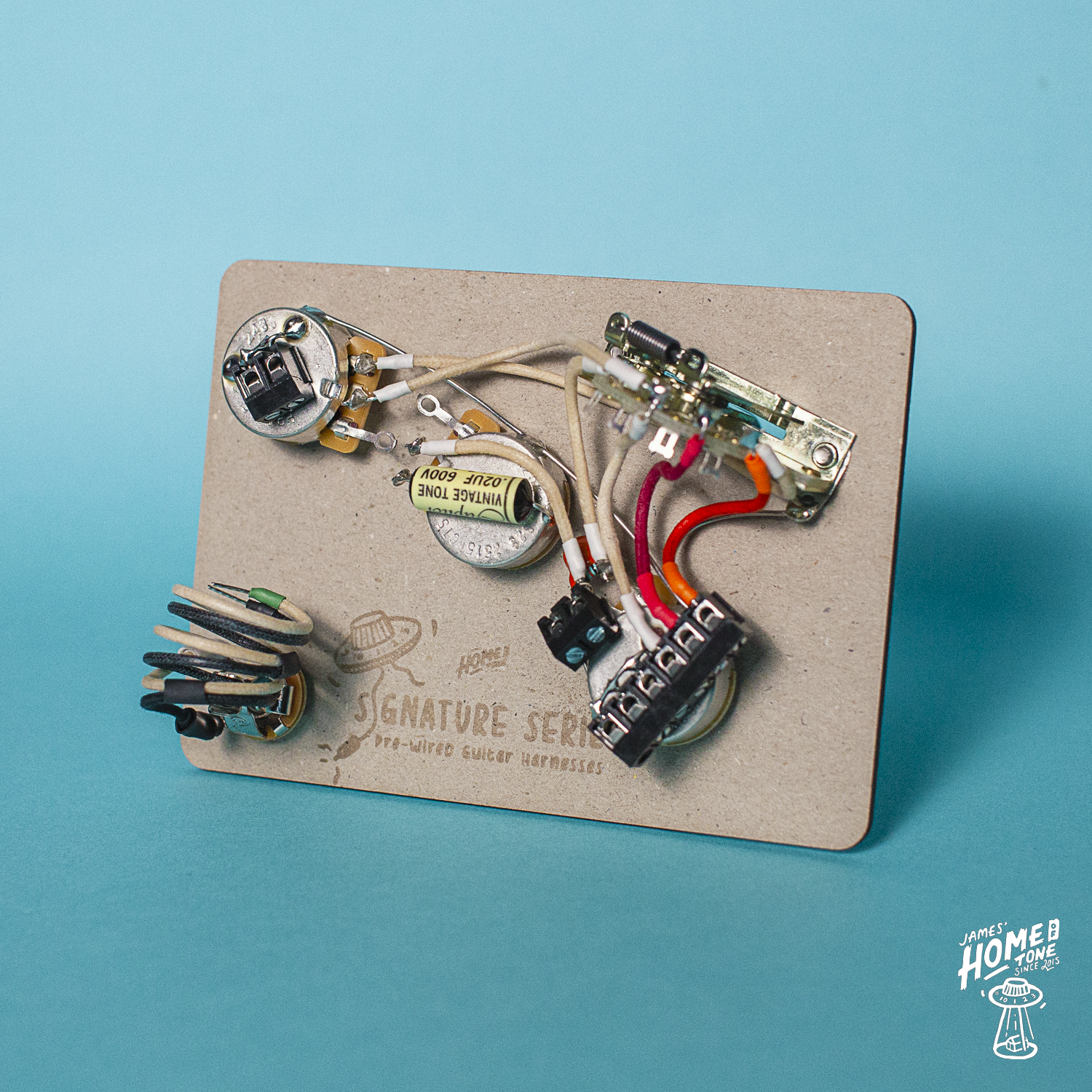 Home of Tone Solderless Series Blend style Stratocaster pre wired harness wiring loom